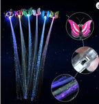 LED Flashing Light  Butterfly Hair Clip (Pack of 2 )